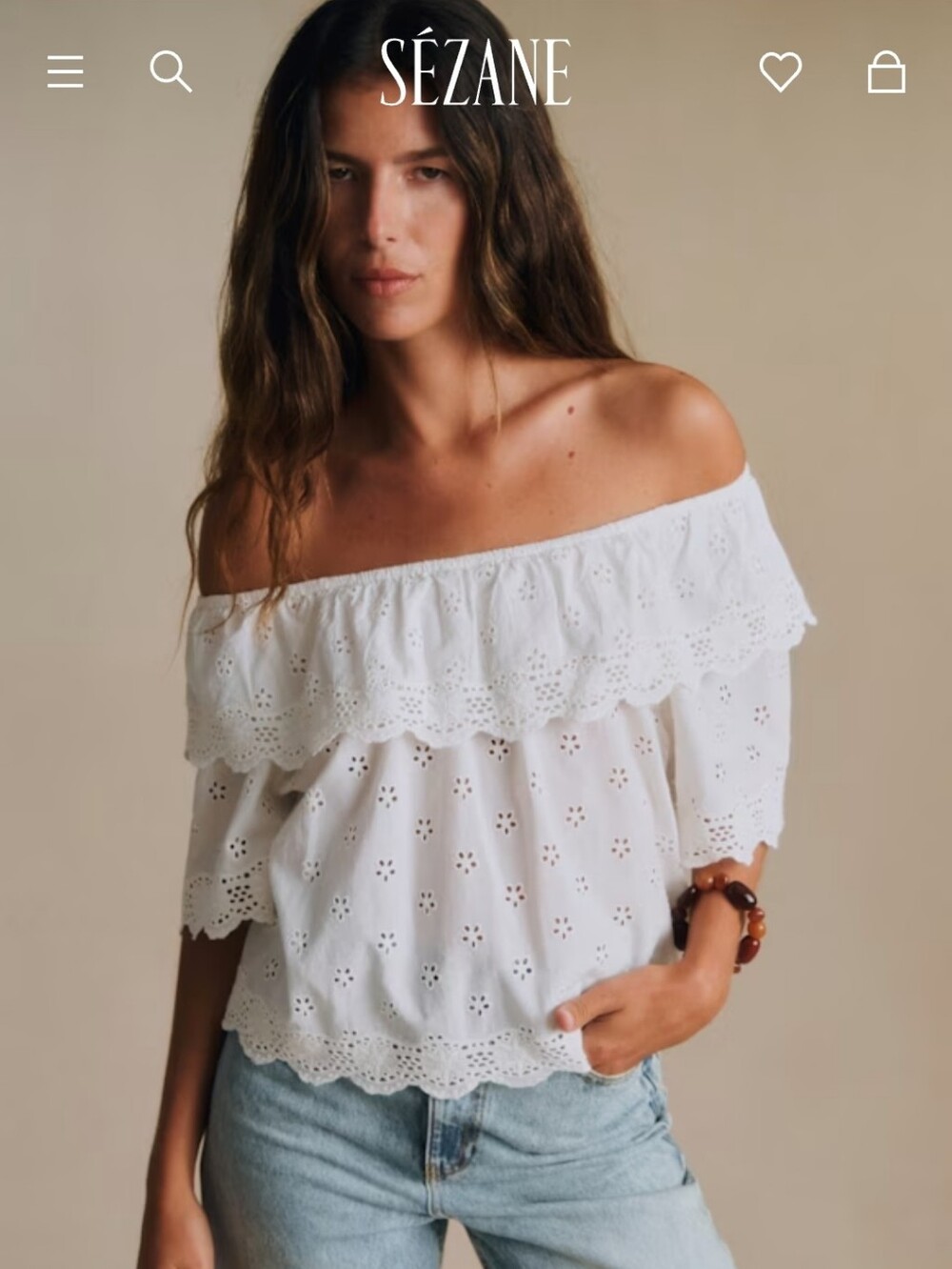 Sézane Tala Blouse. Size 34.